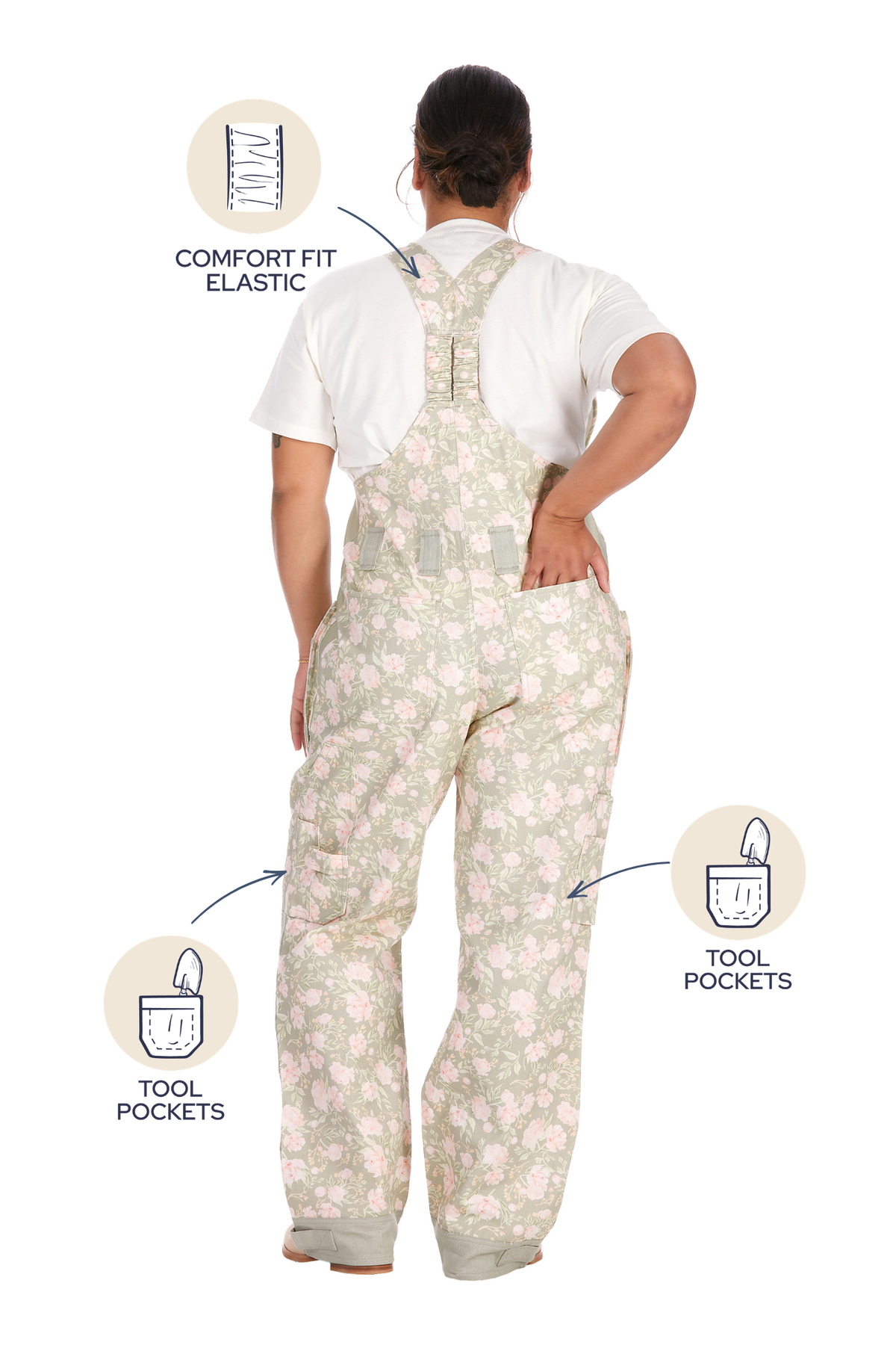 Peony Meadow Dungarees