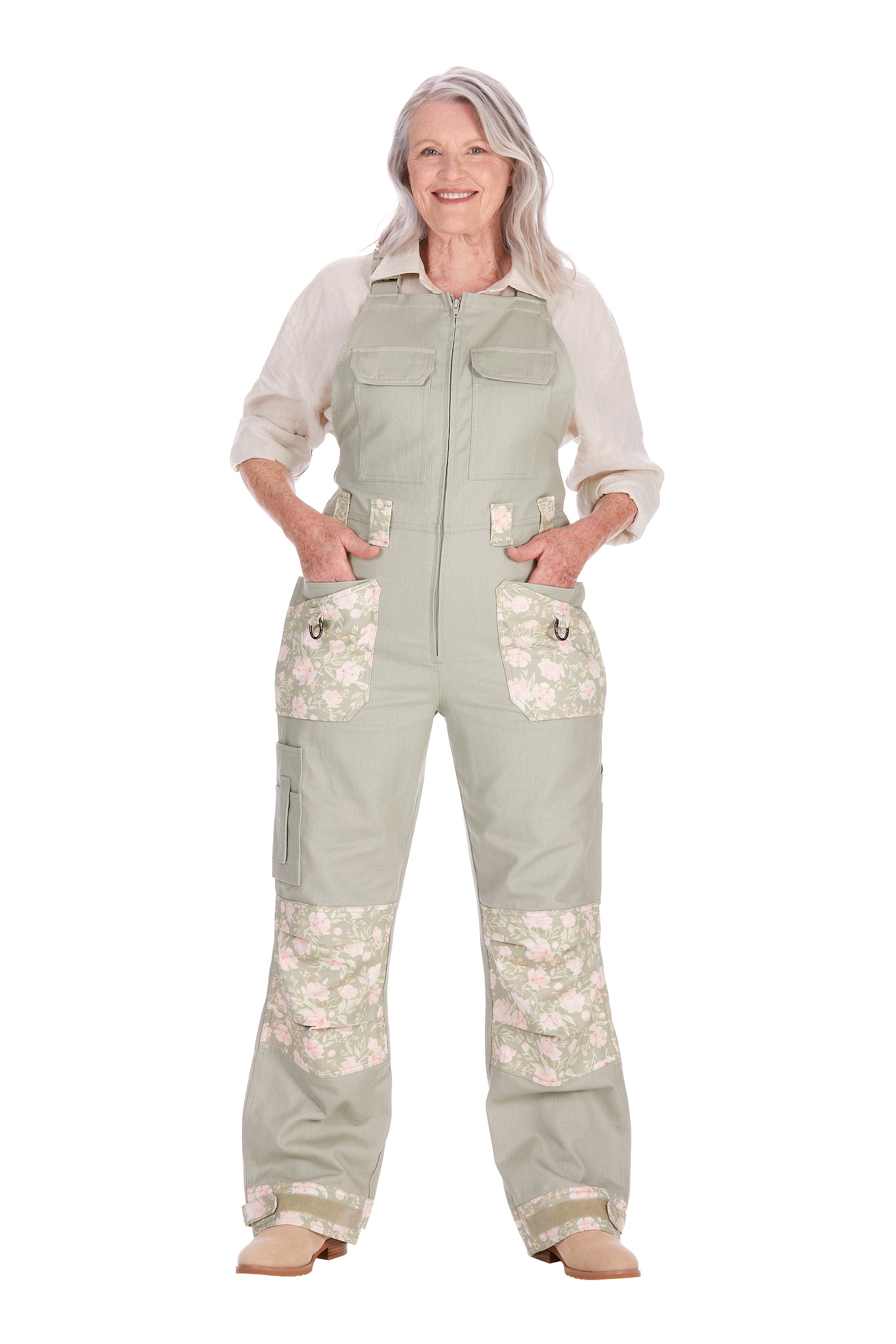 Peony Patch Dungarees