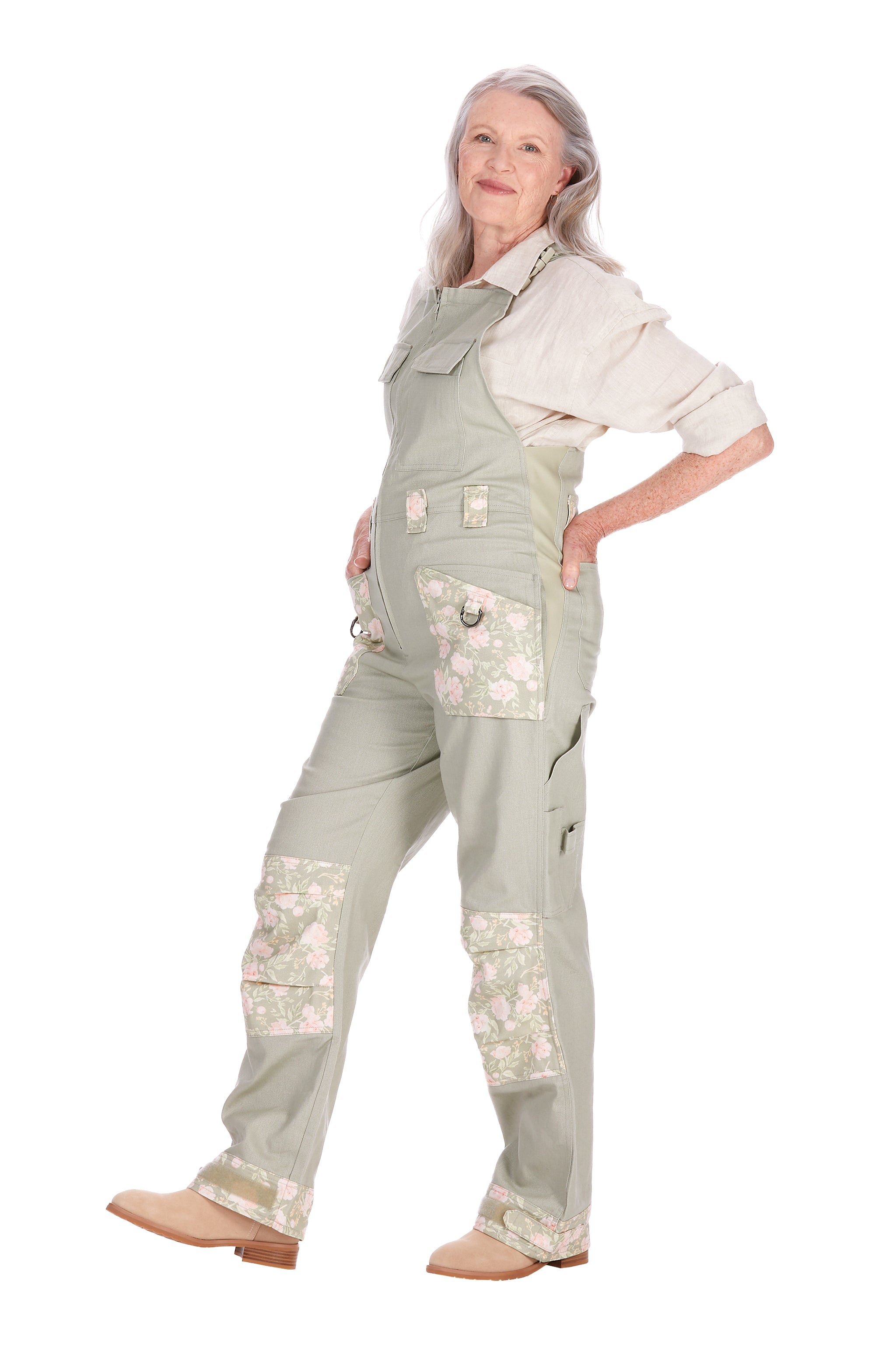 Peony Patch Dungarees