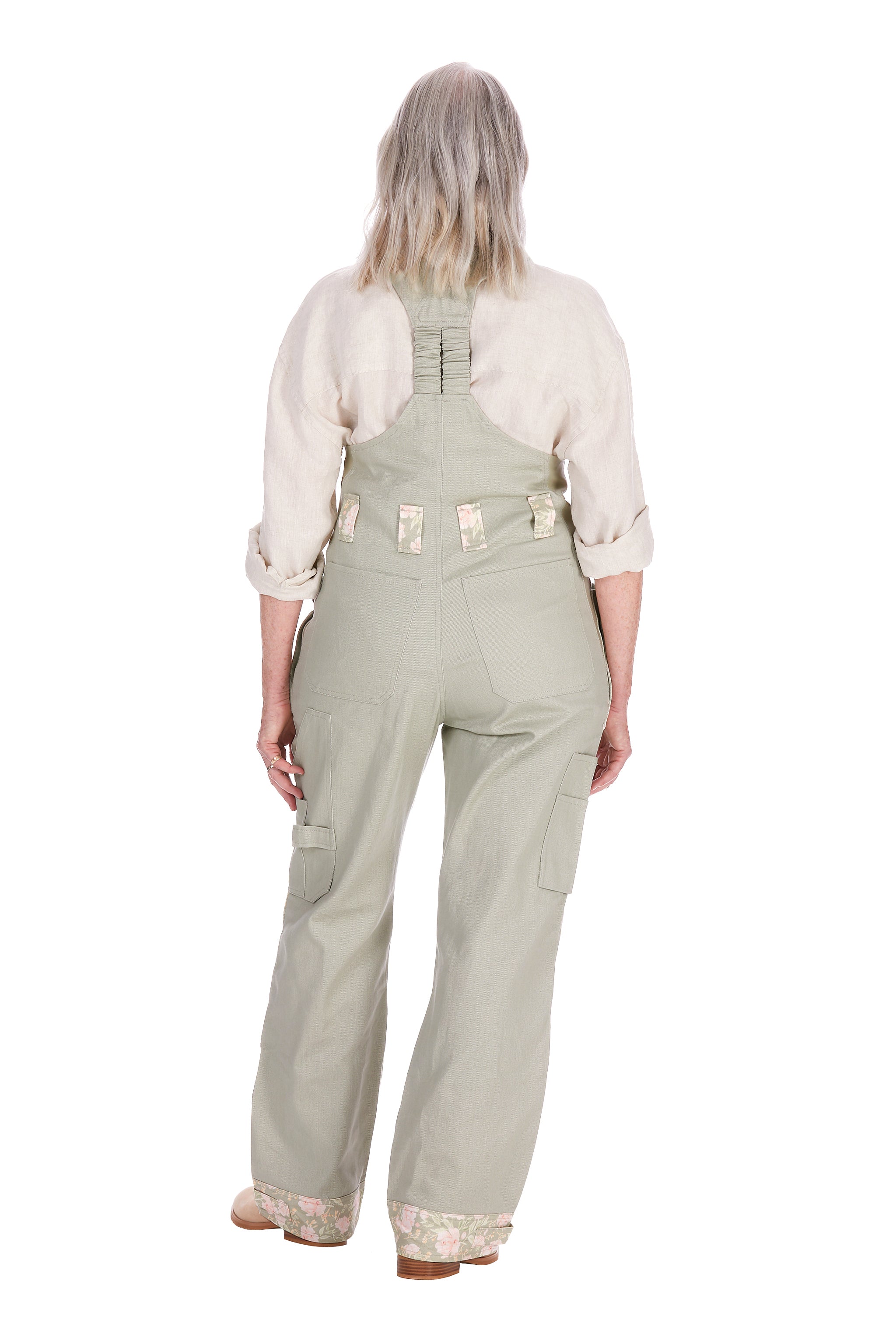 Peony Patch Dungarees
