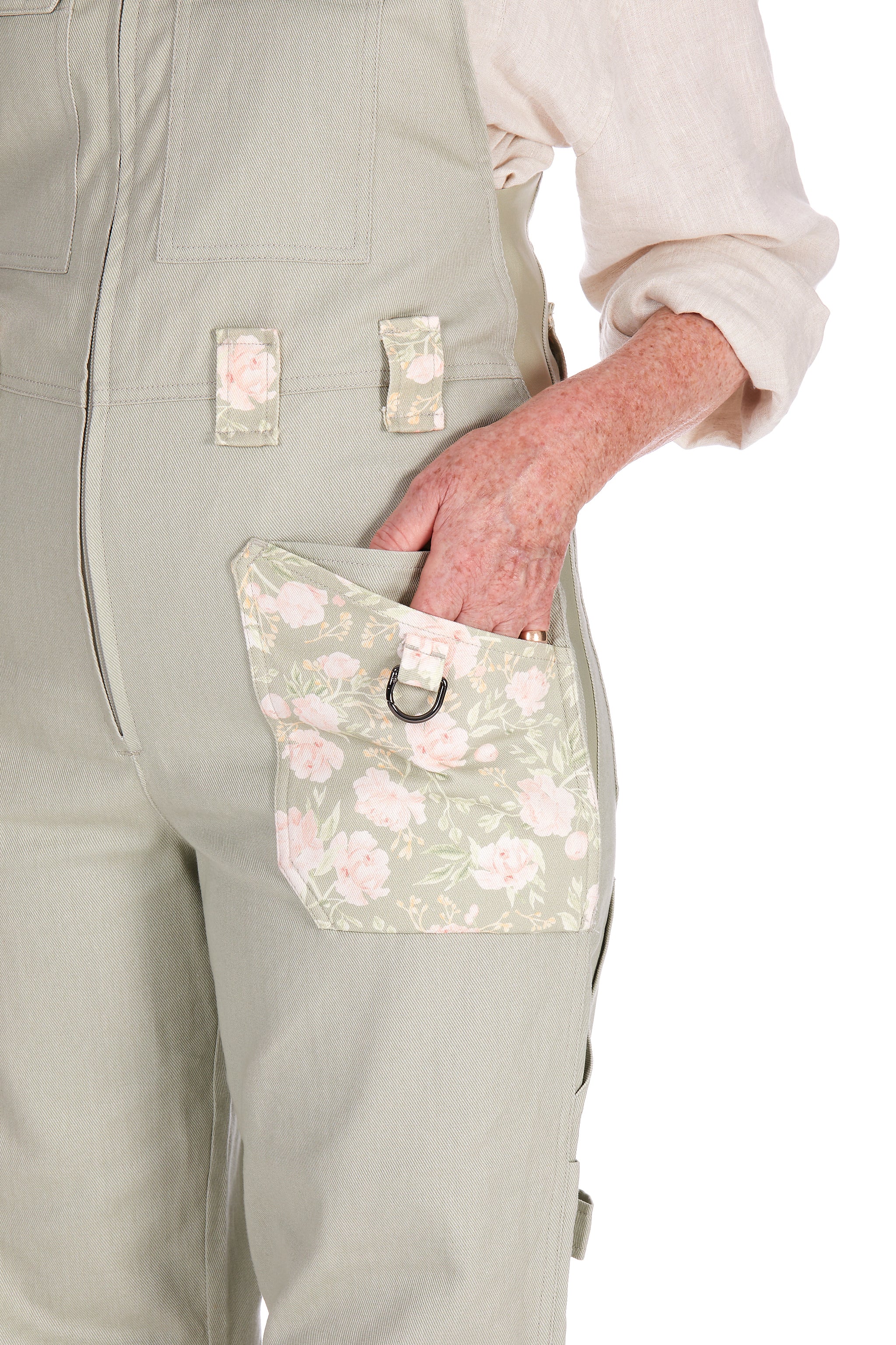 Peony Patch Dungarees