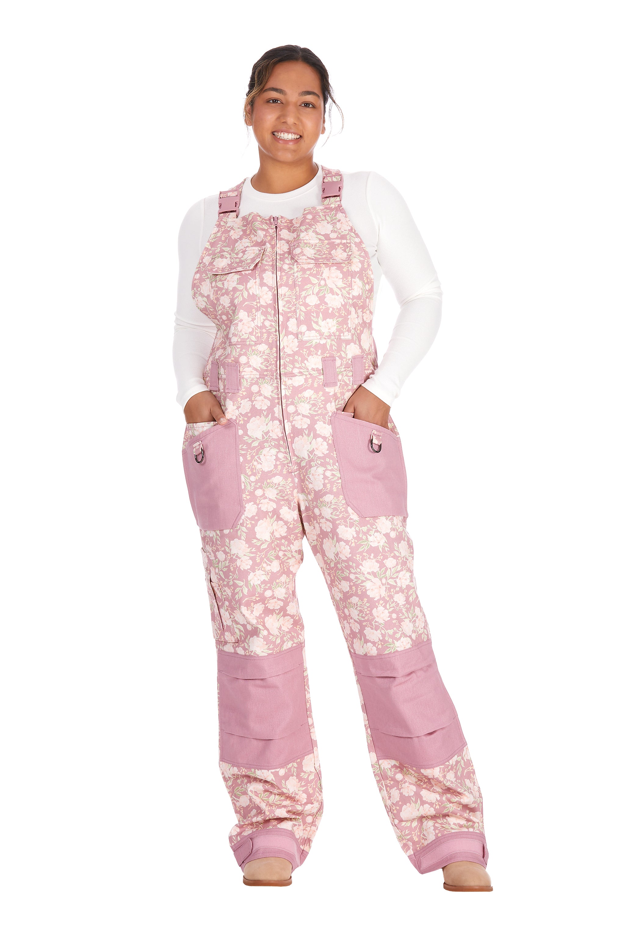 Peony Blossom Dungarees