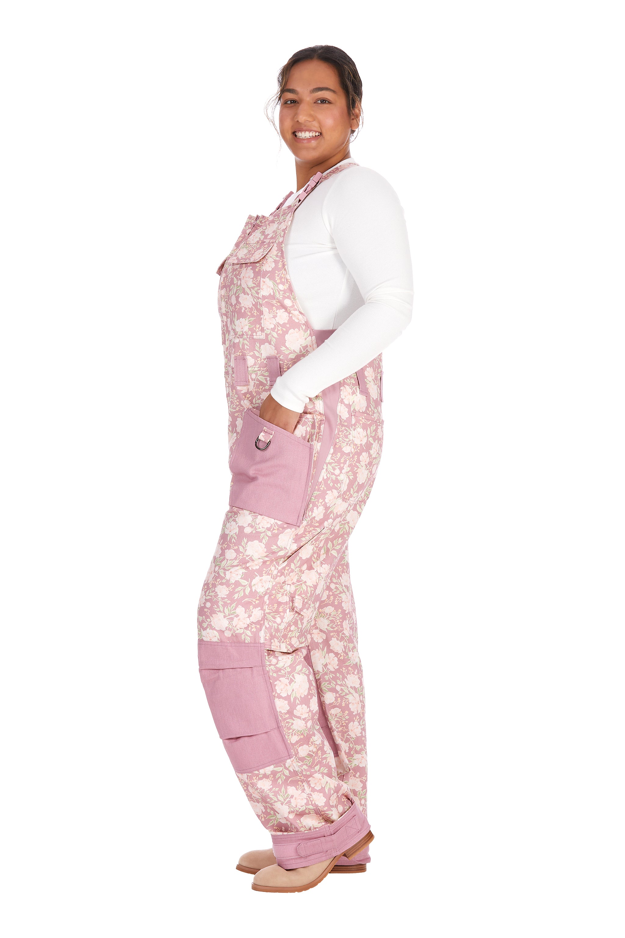 Peony Blossom Dungarees
