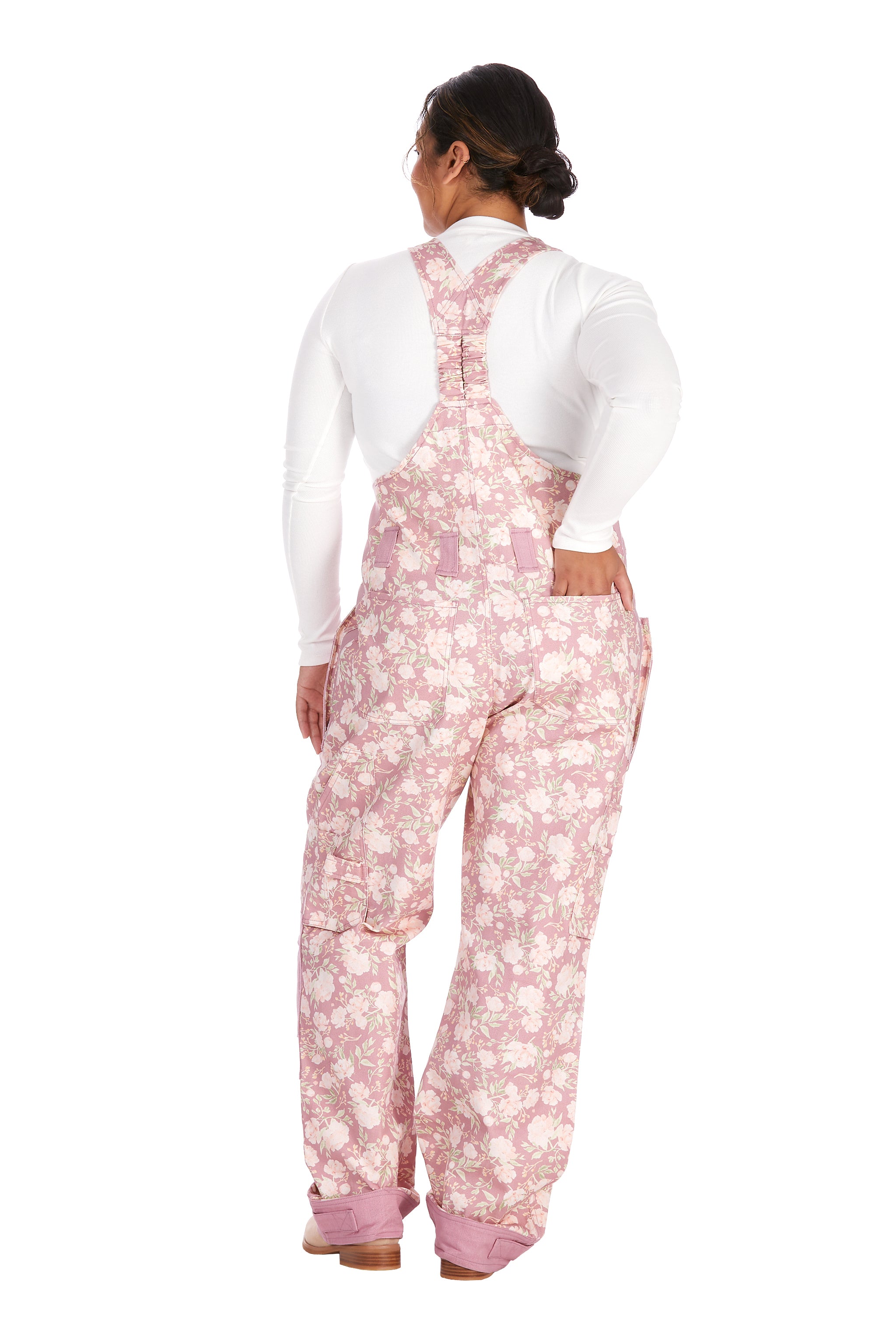 Peony Blossom Dungarees