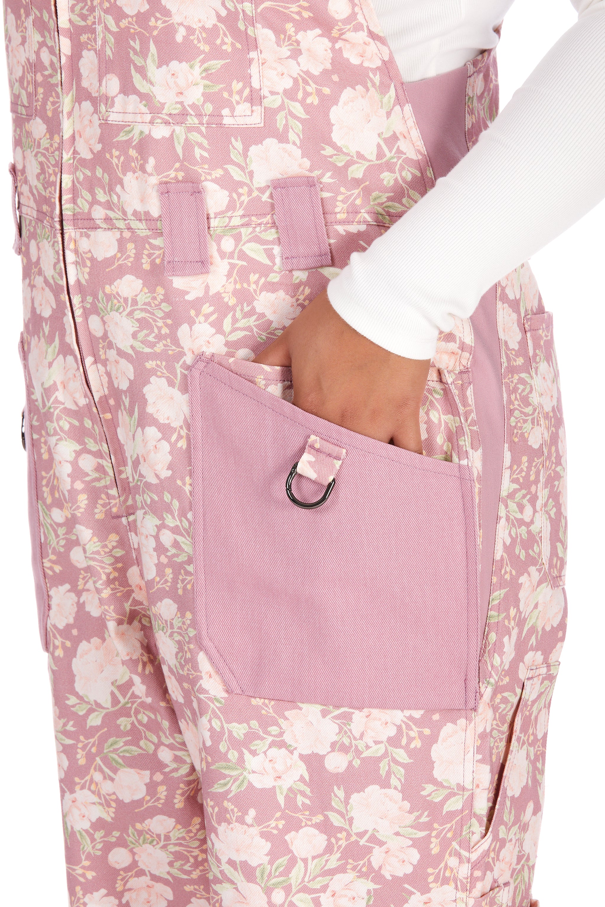 Peony Blossom Dungarees