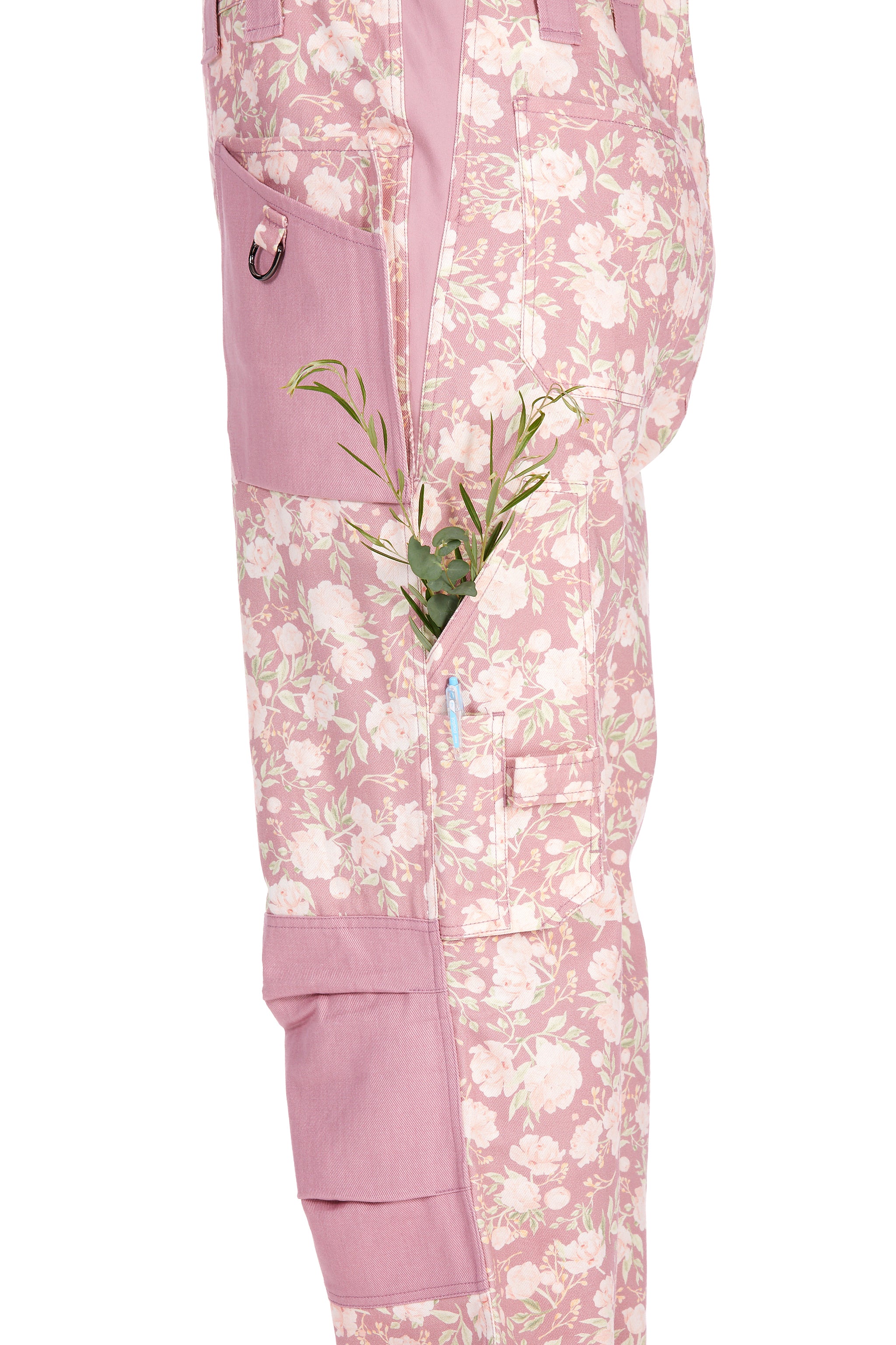 Peony Blossom Dungarees
