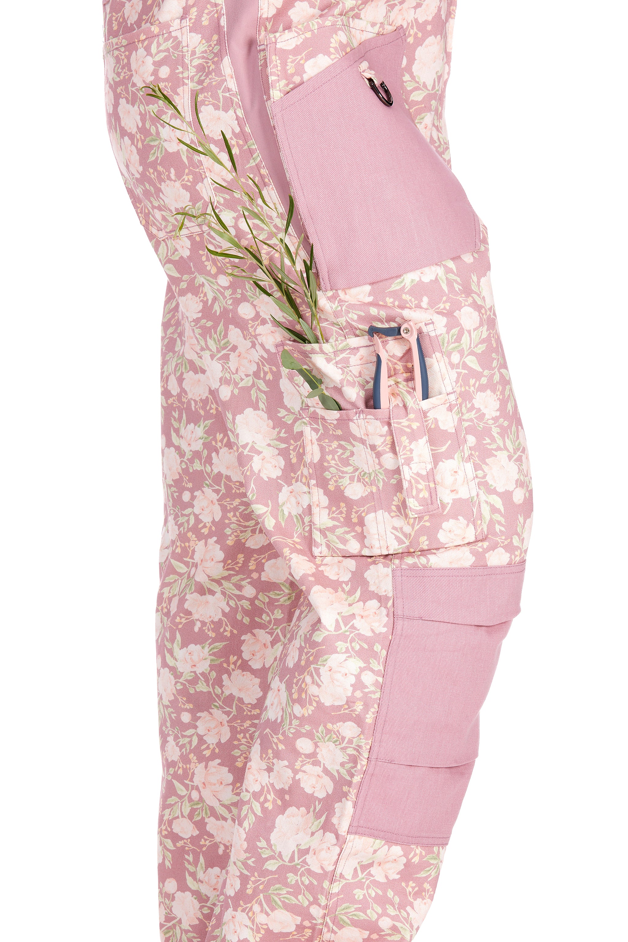 Peony Blossom Dungarees