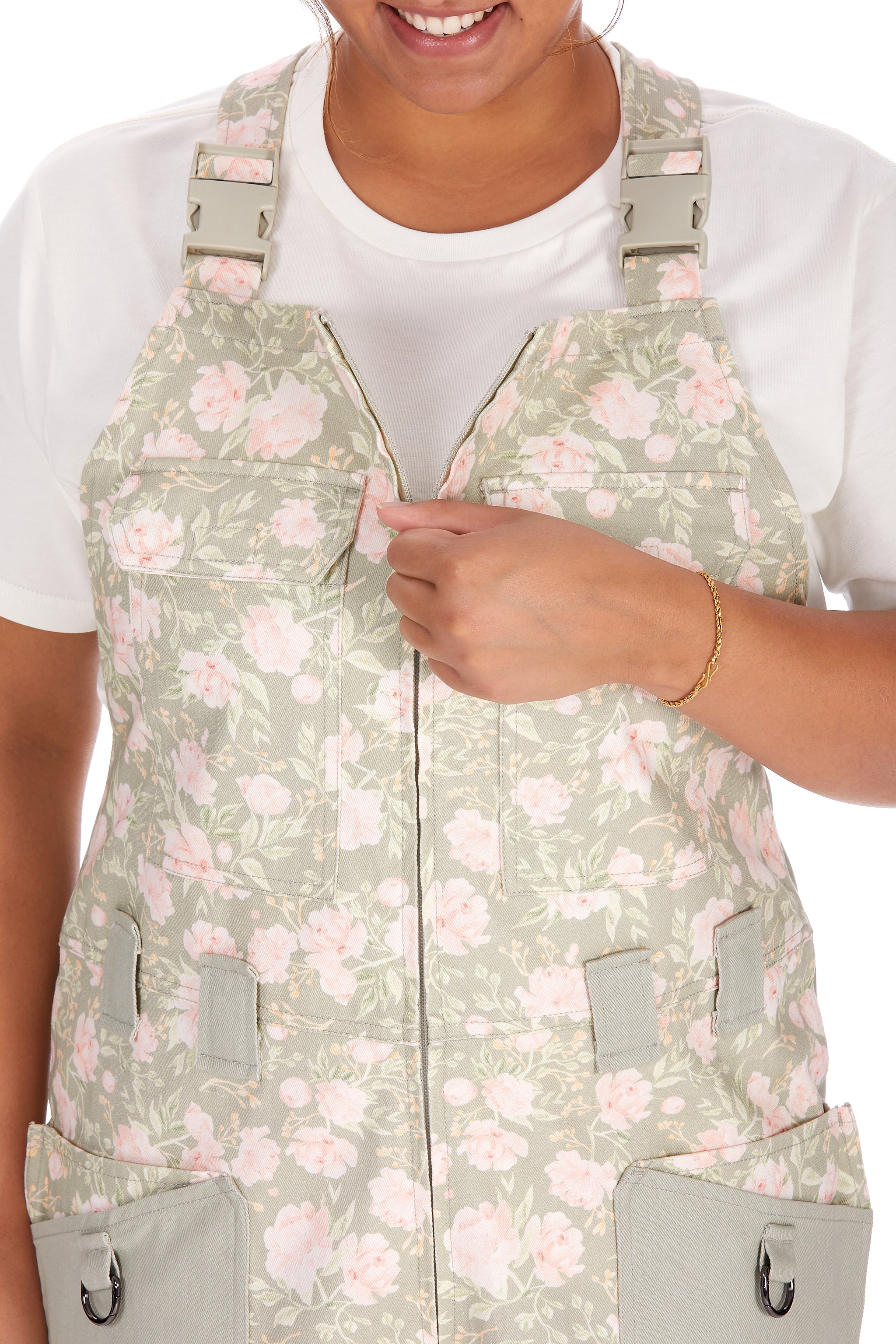 Peony Meadow Dungarees
