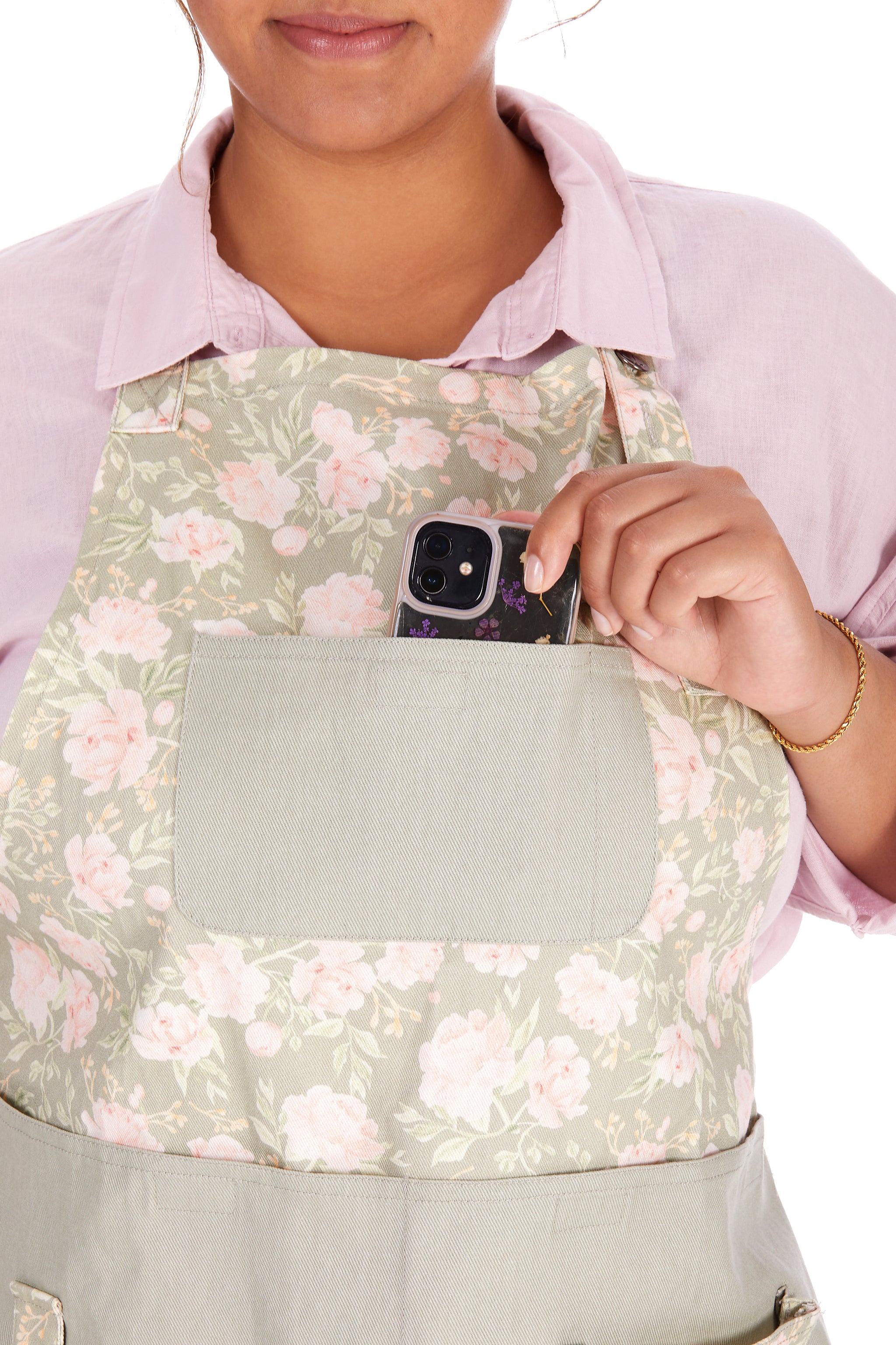 Peony Meadow Apron