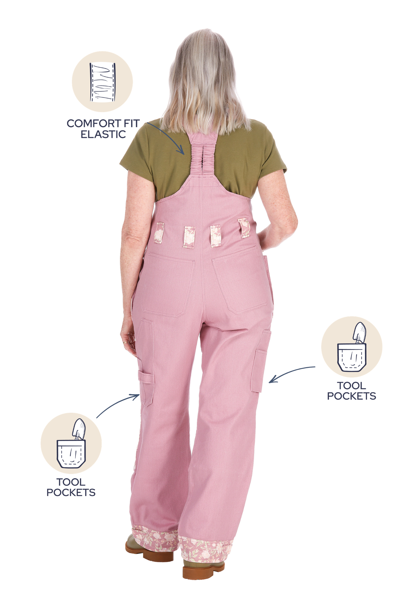 Peony Posy Overalls